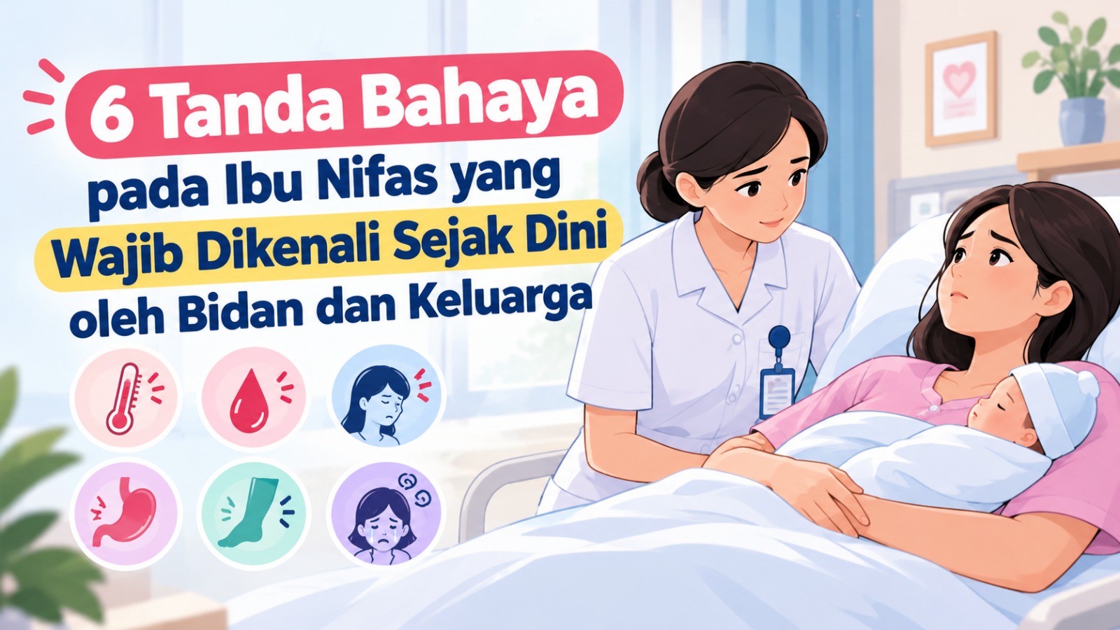 tanda bahaya pada ibu nifas yang wajib dikenali